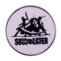 soul eater juvenile enamel pin wrap clothing lapel brooch exquisite badge fashion jewelry friend gifts