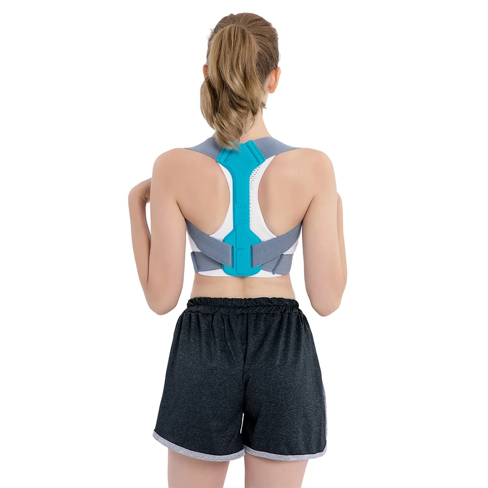 

Durable Back Posture Corrector Delicate Texture Adjustable Back Posture Corrector Clavicle Spine Shoulder Lumbar Supports Belts