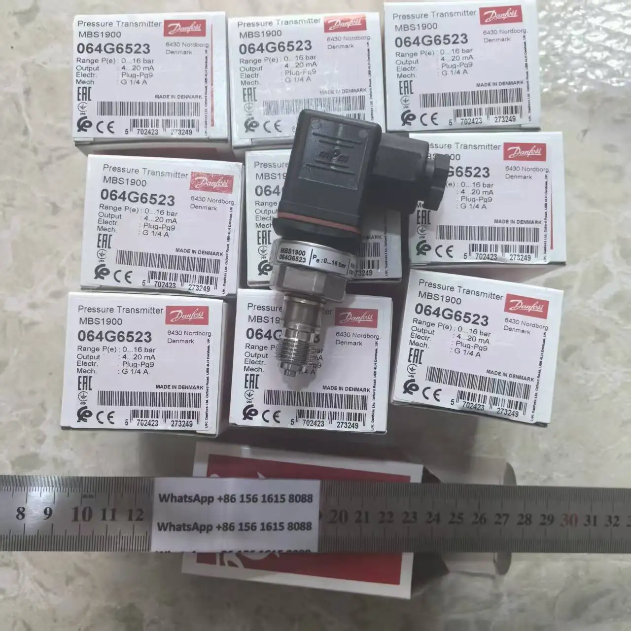 Фото Датчик давления Danfoss MBS1900 064G6592 064G6585 064G6521 064G6586 064G6522 064G6599 064G6531 064G6523 064G6575 064G6567 064G65 №1