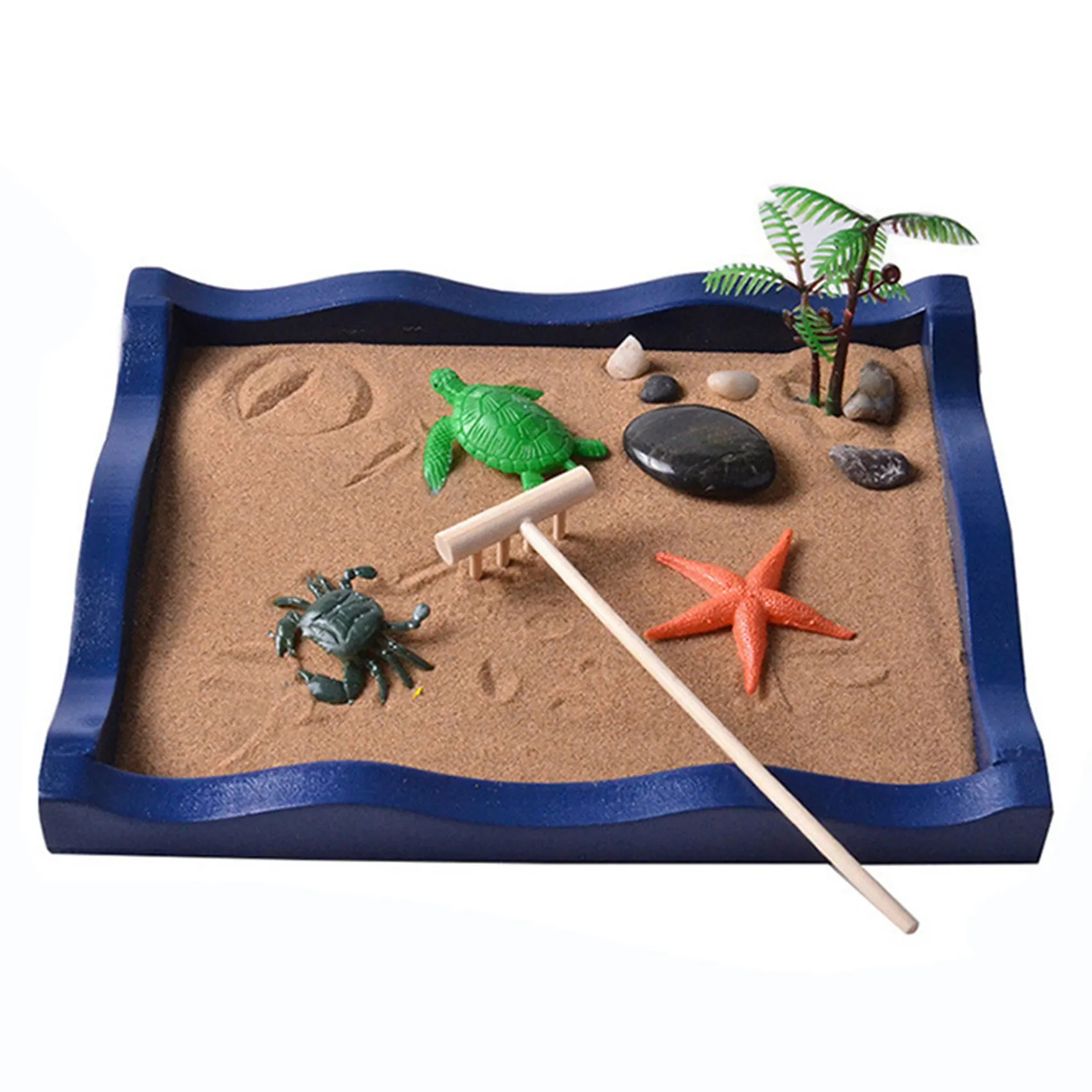 

Океан пляж Мини Пейзаж песочный стол креативный дом гостиная стол из песка аксессуары