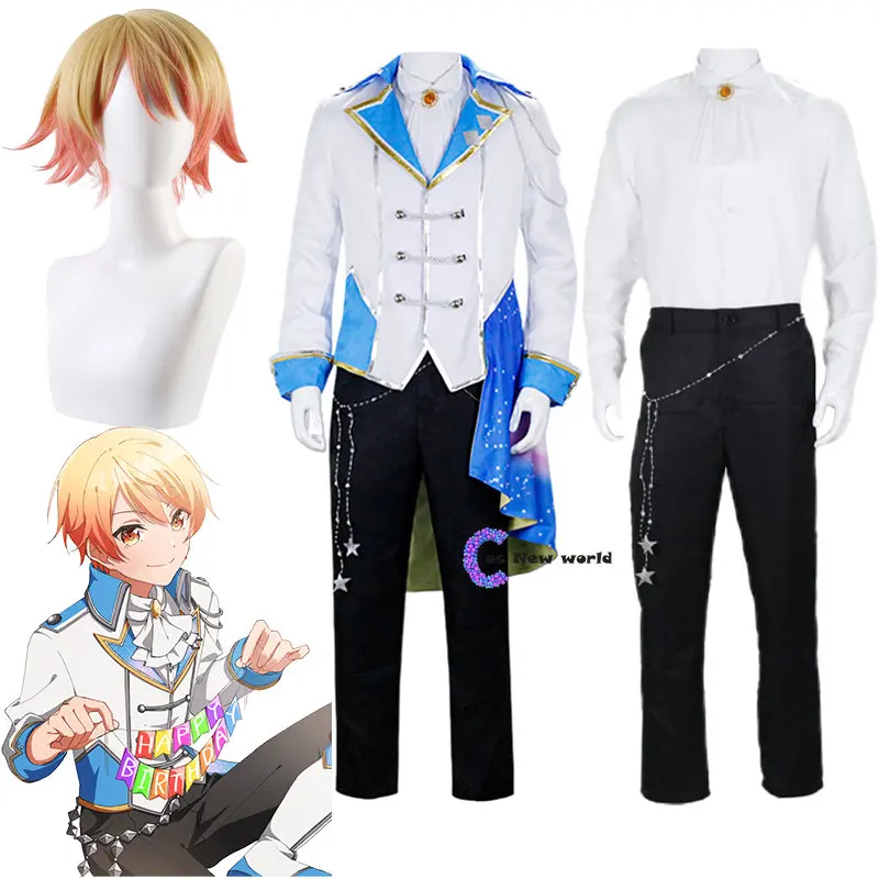 

Tenma Tsukasa Косплей Костюм проект секай Косплей сценический костюм аниме Униформа парик Хэллоуин для взрослых женщин мужчин