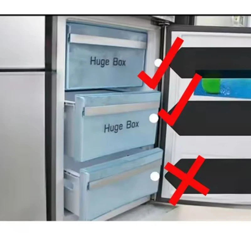 Для холодильников Haier BCD-290W, BCD-308W, BCD-265W: ручка передней крышки морозильной камеры (артикул 5972), запасная часть (art.: 3920dc4368227) - 3920dc4368227