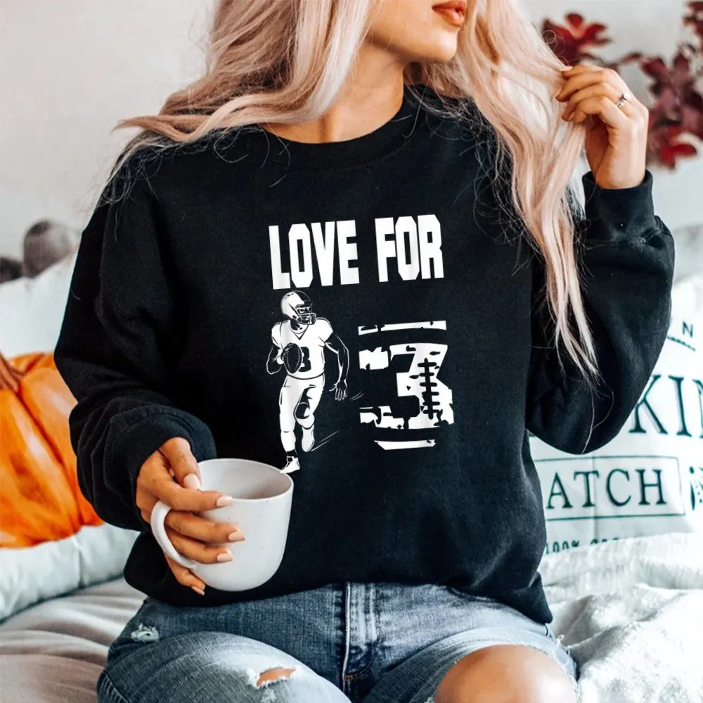 Мужская футболка с принтом Love For 3 Pray Damar