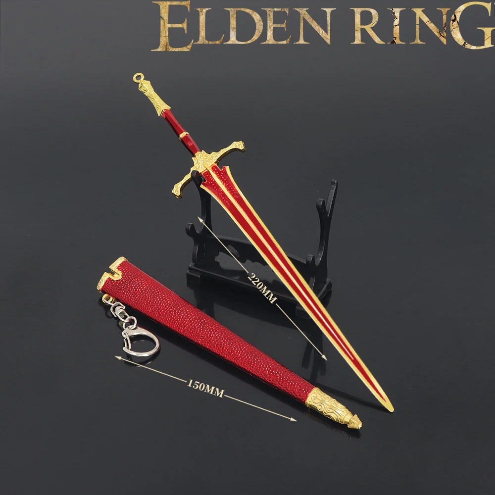 

Elden кольцо меч рыцарь величий меч Аниме игра брелок в форме оружия мечи-катаны фигурки самурайского оружия модели подарки Детские игрушки