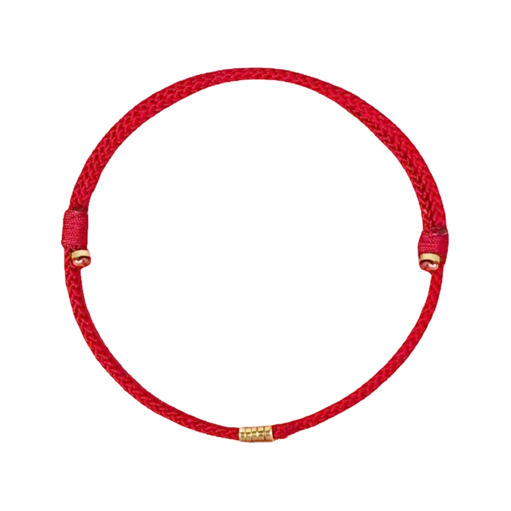 Браслет с красной нитью для женщин и мужчин защитный браслет ручной работы на