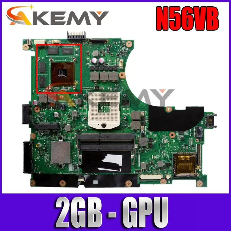 

Материнская плата N56VB 2GB-GPU REV2.3 для ASUS N56VB N56VM N56VZ N56VJ N56VV N56V, материнская плата для ноутбука 100%, протестированная