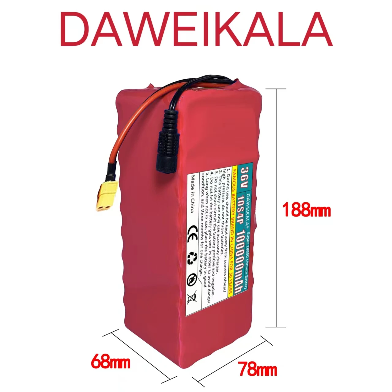 100% Оригинальный аккумулятор 36 В 10S4P 500 Ач Аккумулятор Вт высокой мощности 42V100000mAh