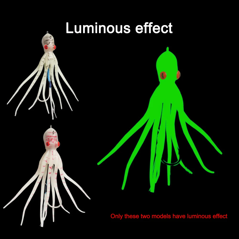 

Искусственная рыболовная приманка 15 см, 60 г, светящаяся искусственная приманка из УФ ТПЭ, воблер, джиг-крючок, морские рыболовные снасти, кре...