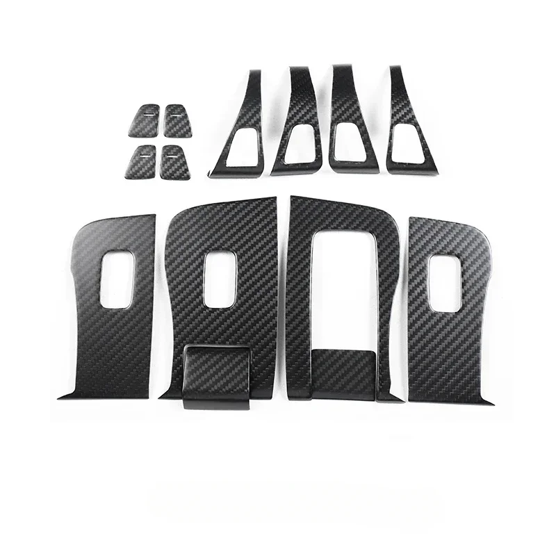 14 шт. для Tesla Model 3 Y подъемная оконная панель из настоящего сухого углеродного