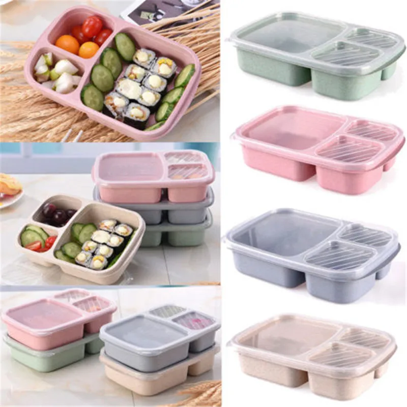 

Lunch Box For Kids Portable Microwave Bento Boxes Lunch Picnic Fruit Food Container Home Storage Box