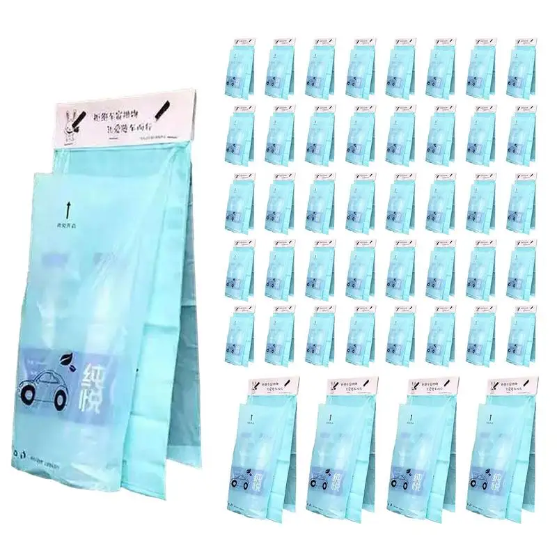 

50 шт., биоразлагаемые пакеты для хранения мусора в автомобиле