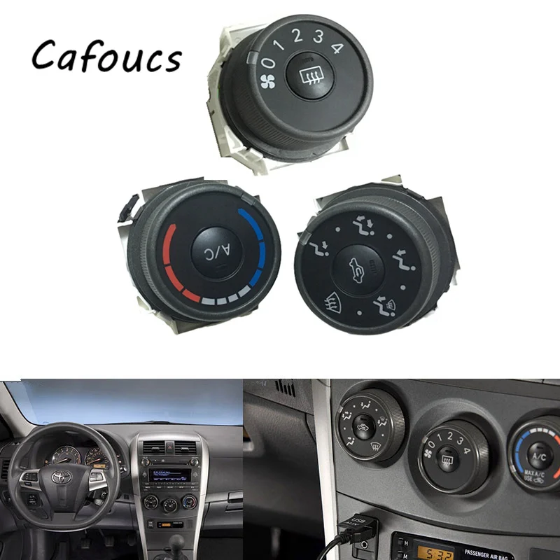 

Air Conditioning A/C Panel Knob Switch Wind Speed Heated Control Switch For Toyota Corolla 2007 2008 2009 2010 2011 2012 2013