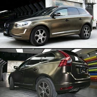 carbins metal flash lightning vinyl wrap metal bronze color change film for car full body exterior accessories styling
