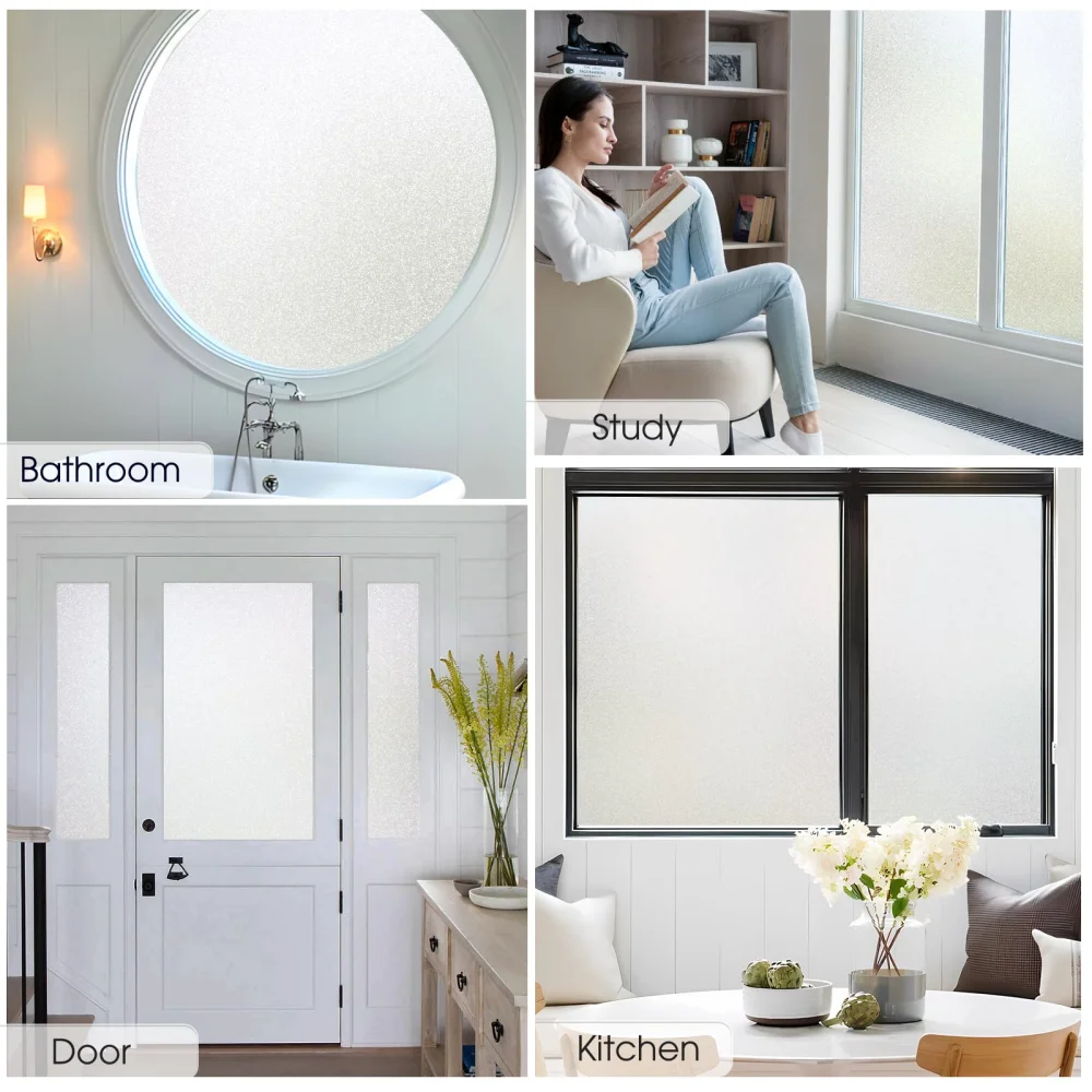 FANCY FIX Полупрозрачная пленка для конфиденциальности из матового стекла.