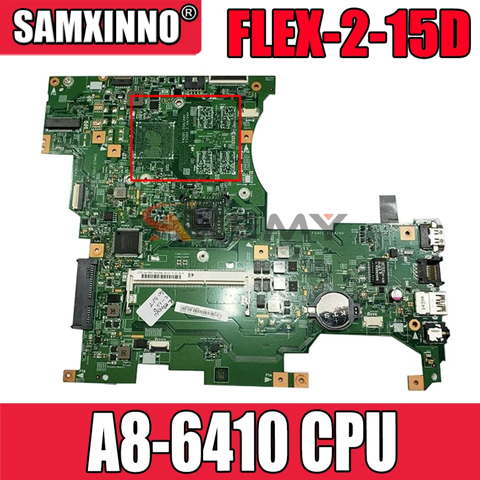 

Материнская плата для ноутбука LENOVO Ideapad FLEX-2-15D A8-6410 материнская плата 13310-1 5B20G00850 DDR3