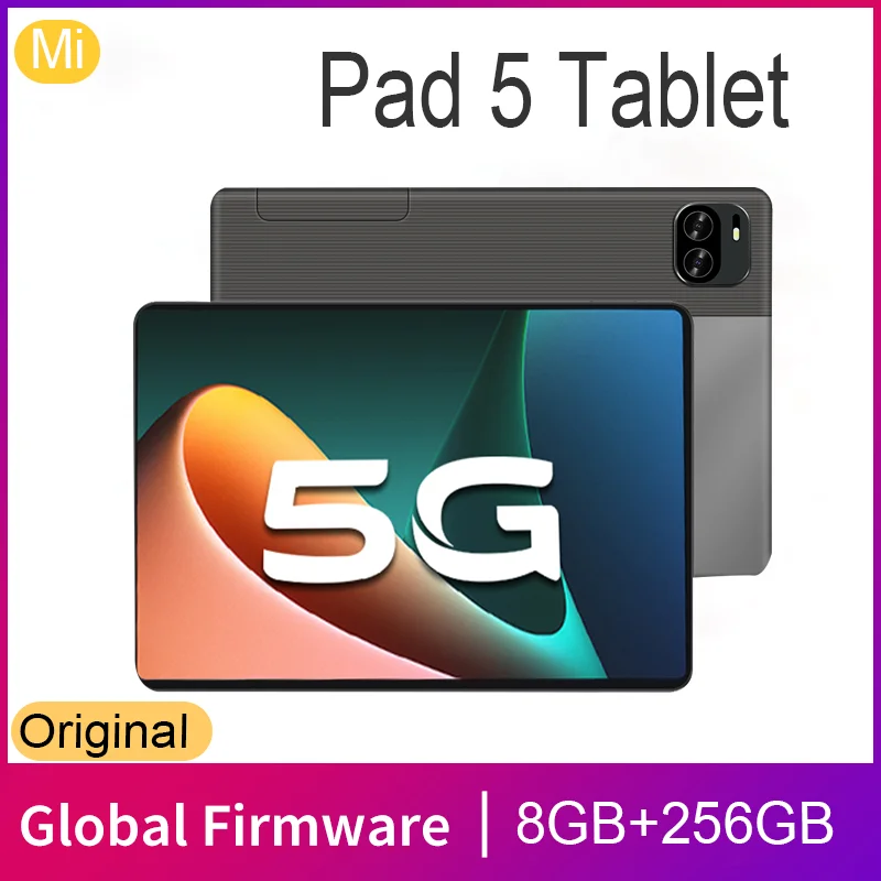 Планшет Pad 5, телефон с диагональю экрана 11 дюймов, ОЗУ 6 ГБ, ПЗУ 128 Гб, поддержка WIFI, Bluetooth
