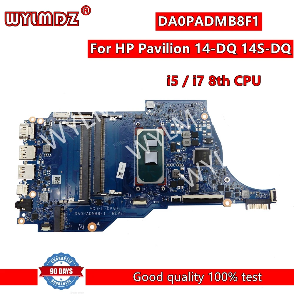 

DA0PADMB8F1 i5 / i7 8-й процессор для ноутбука HP Pavilion 14-DQ 14S-DQ