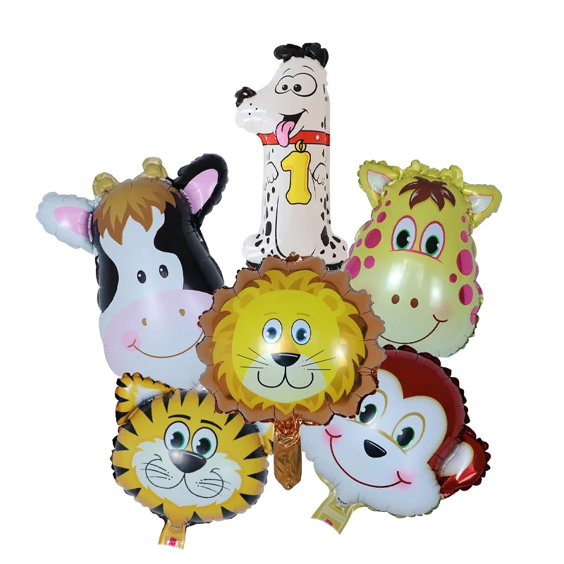 Набор воздушных шаров из фольги с цифрами 0-9 6 шт.