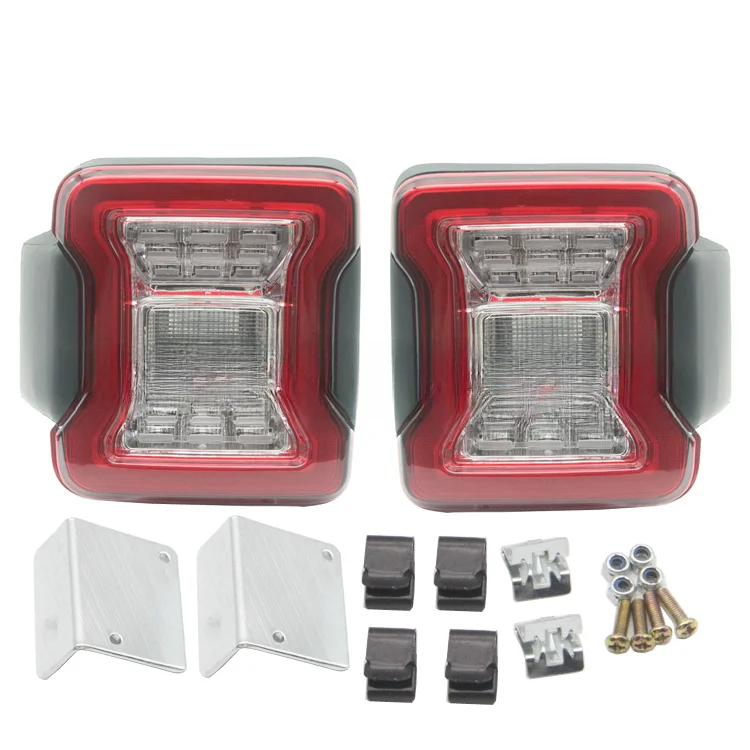 

Подходит для JEEP Wrangler JL красный задний фонарь Европейская версия Американская версия модифицированные аксессуары задний фонарь фотосвет