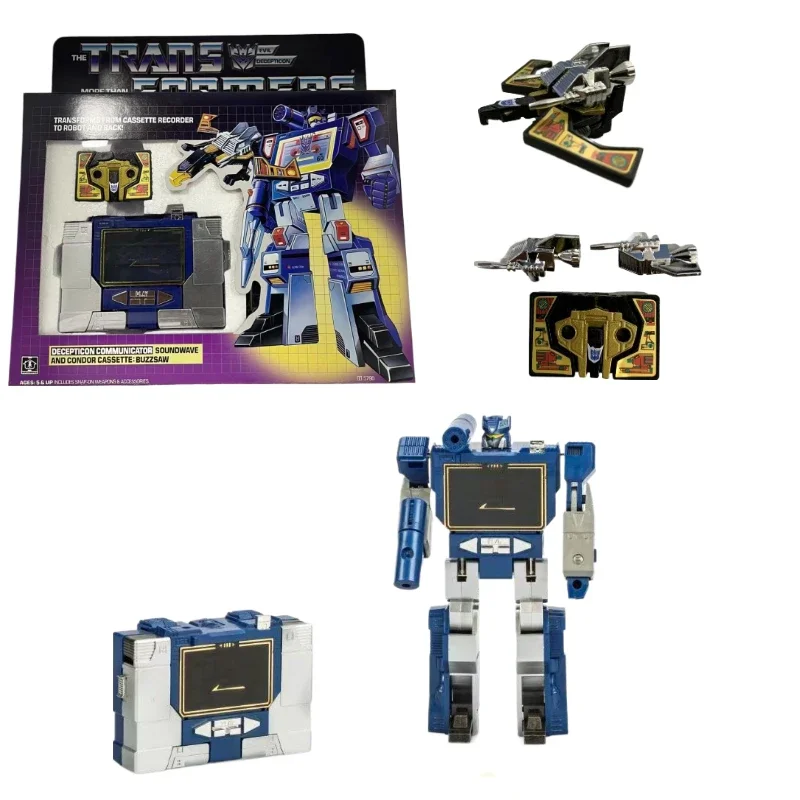 Фото В наличии игрушки-трансформеры, американская версия G1 84-86 KO Frenzy Laserbeak, модель Soundwave, коллекция роботов, экшн-фигурка, игрушка в подарок №2