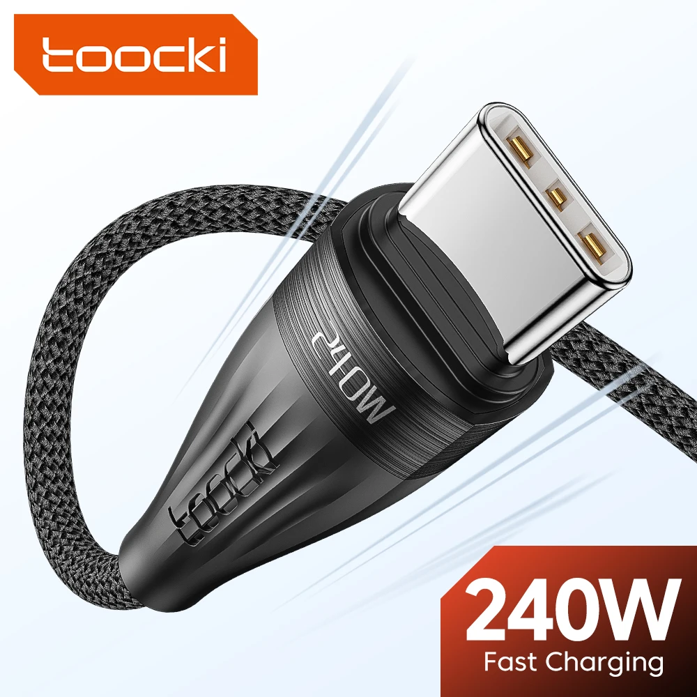 

Toocki 100W USB C To USB C Cable PD Fast Charger Charging Type C to Type C Data Cord For POCO MacBook Samsung Oneplus Xiaomi