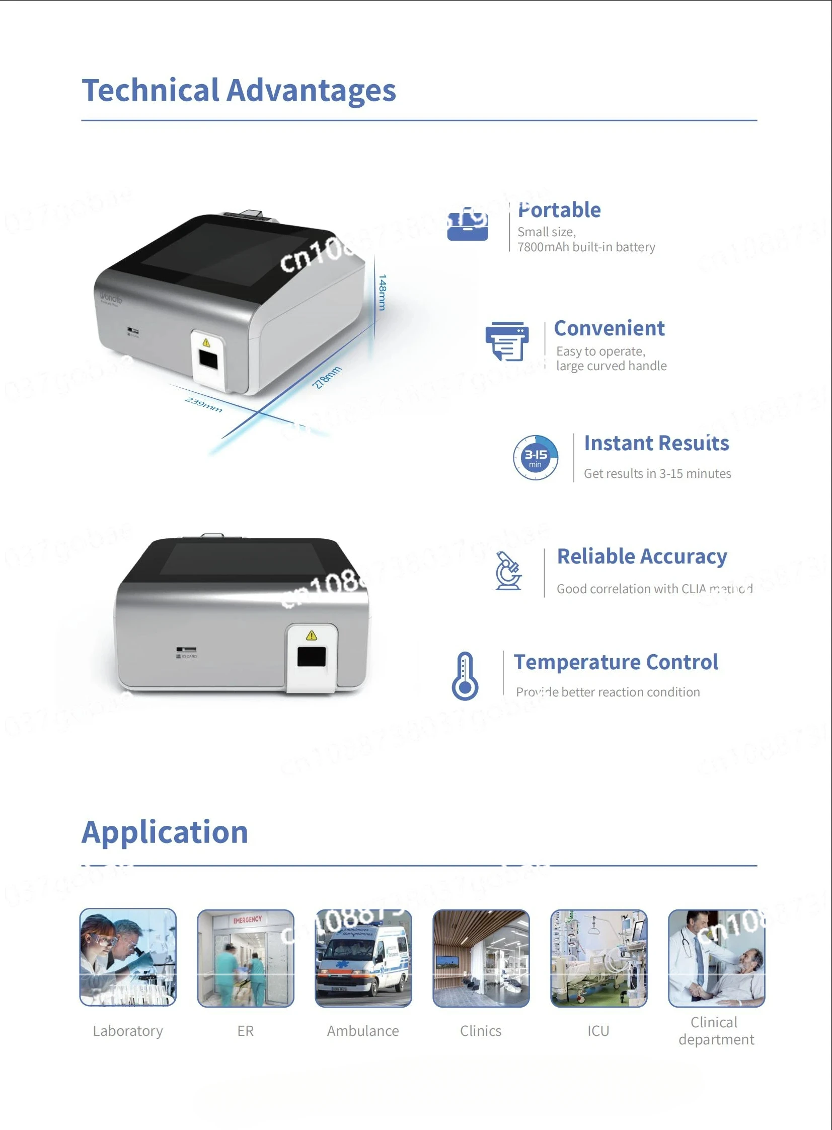 Анализатор иммуноанализации флуоресценции FS-114 HbA1C TSH FT3 FT4 Комплекты PSA