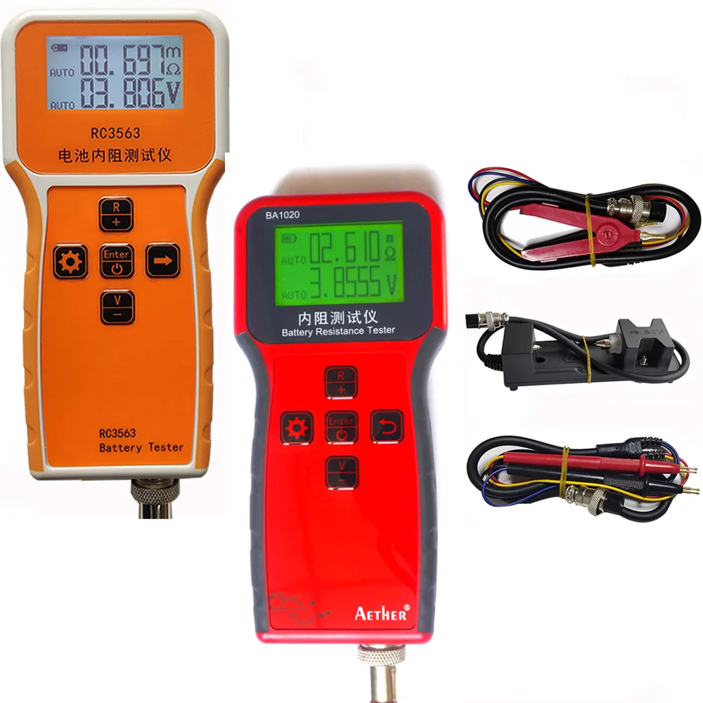 

RC3563 Battery Voltage Internal Resistance Tester True Four-wire 18650 Lithium Battery Tester High-precision Battery Analyzer