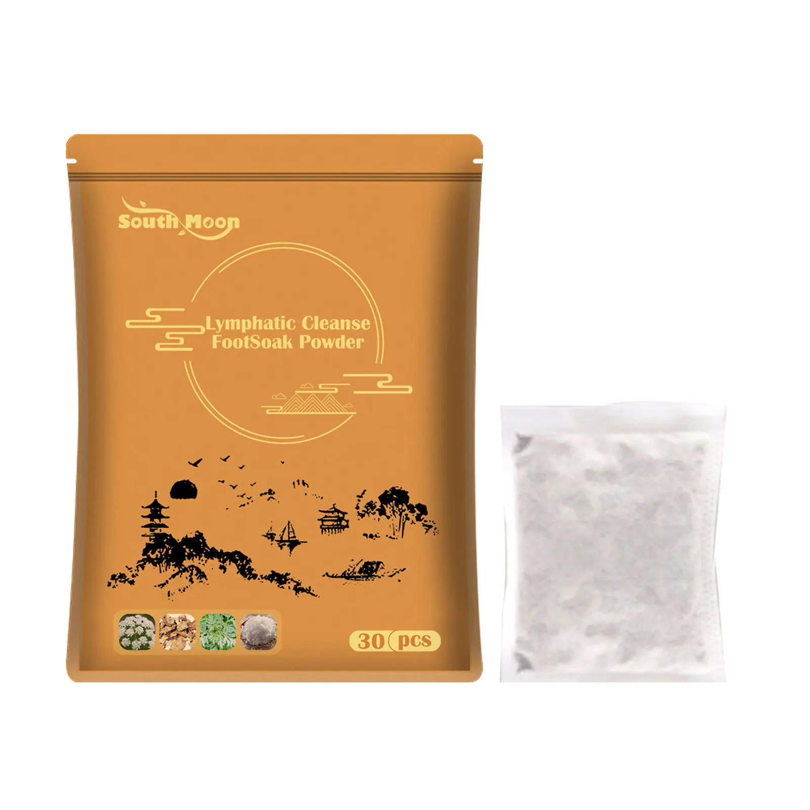 

Herbal Foot Patch Anti-Swelling Foot Care Soaking Bag Foot Soaking Spa Foot Bath Bag For Foot Reflexology And Leg Slimming