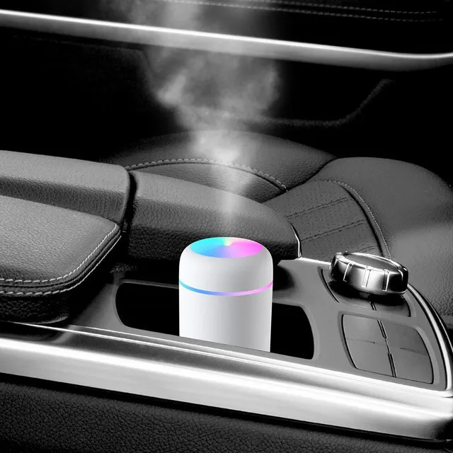 USB Portable 300ml Cool Mist Sprayer: Electric Air Humidifier & Aroma Oil Diffuser with Colorful Night Light - Perfect for Home and Car 4