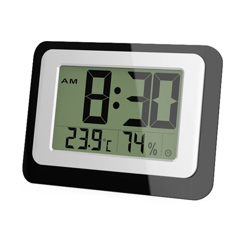 

Multifunction Thermometer Hygrometer Automatic Electronic Temperature Humidity Monitor Clock 5.4 Inch Large LCD Screen