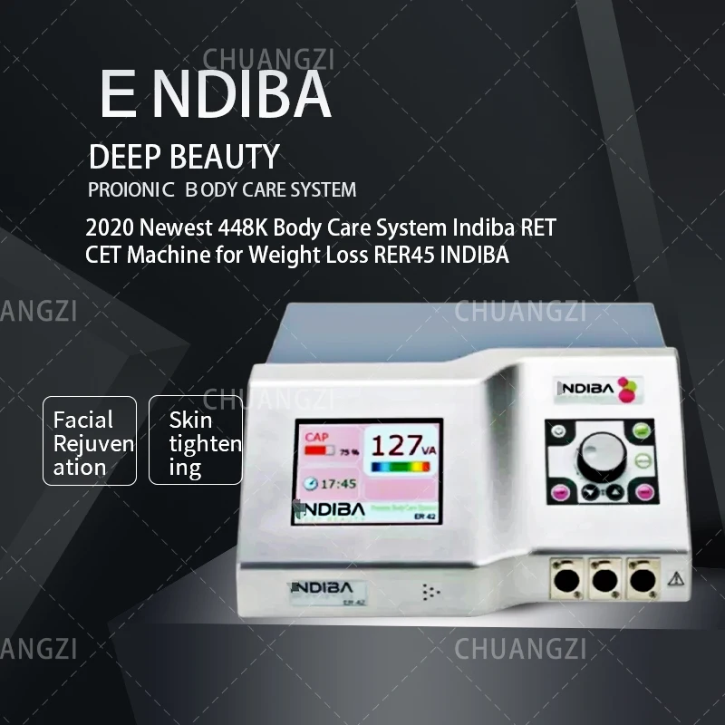 

Lifting Machine INDIBA Body Care Ret Cet 448Hz Diatherapy Body Shaping Machine RET CET Tecar Therapy Face Lift Pain Relief