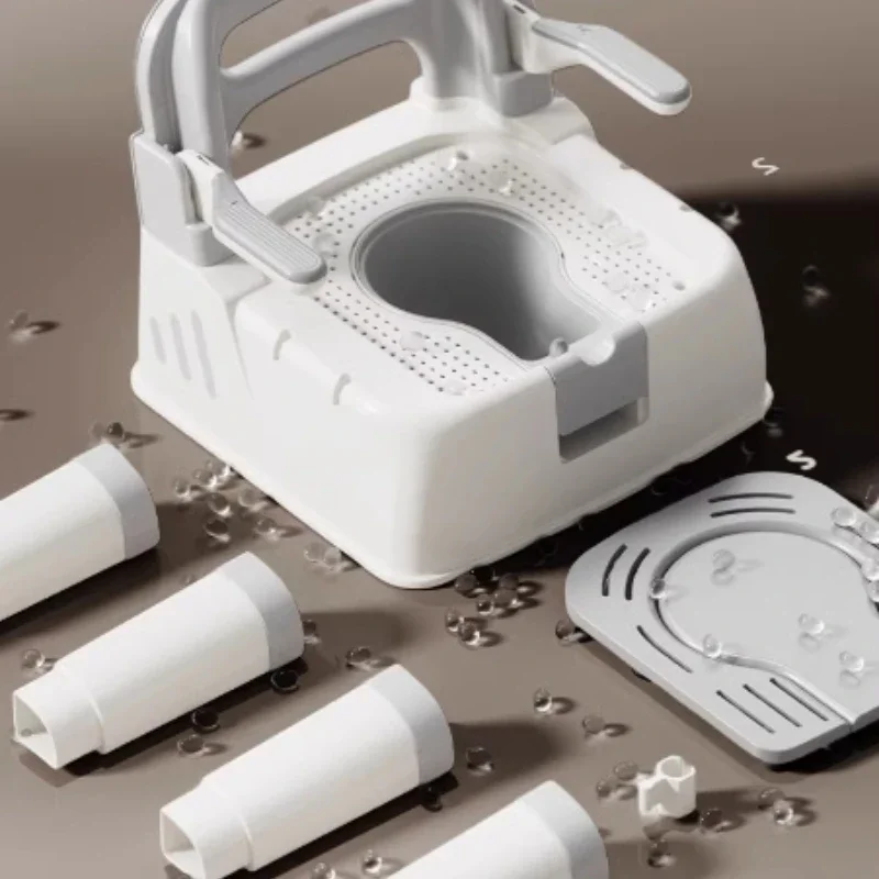 Водонепроницаемый табурет для душа с защитой от падения пластиковый дизайн стул