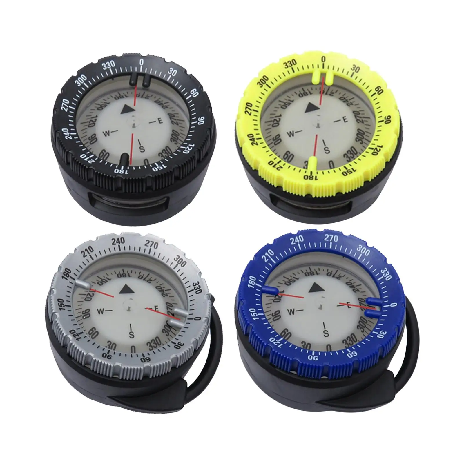 

Camping Survival Compass Survival Gear Luminous Compass Glow in The Dark for Navigation Climbing Hiking Orienteering Backpacking