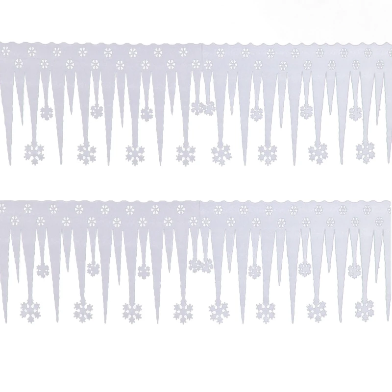 

Рождественские снежинки сосульки 2 шт./комплект из пены очаровательные праздничные украшения для фона 667A