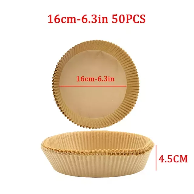 

16/20cm Air Fryer Disposable Paper Liner Mat Oil-proof Non-Stick Mat Microwave Oven Parchment Paper kitchen Cookers