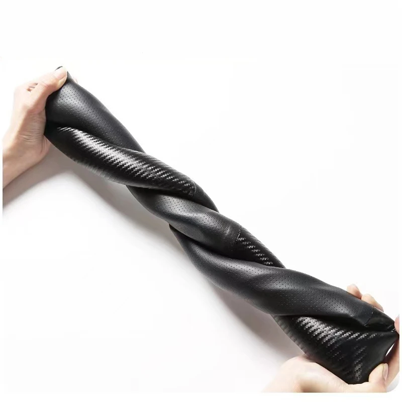 Чехол на руль автомобильный из углеродного волокна 38 см 15 дюймов подходит для KIA K2