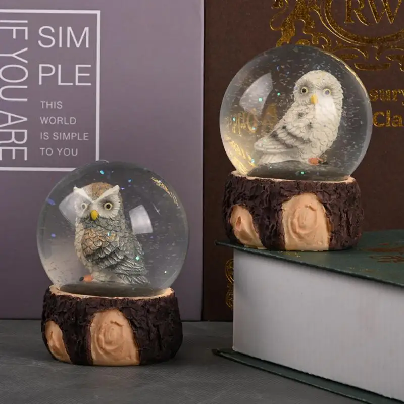 Хрустальный шар трехмерные украшения Bola De Cristal сова прочные настольные реквизит