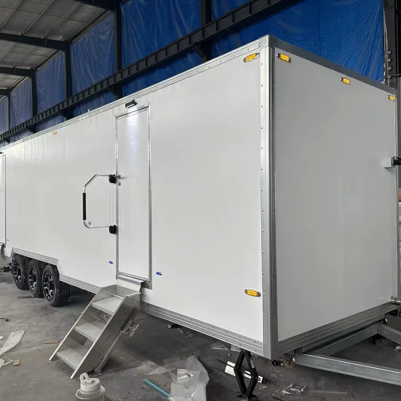 Роскошный коммерческий уличный портативный самоочищающийся мобильный душ и