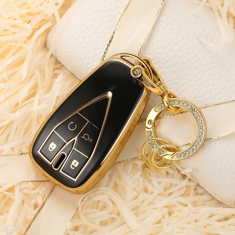 

TPU Car Key Cover Case Holder For Changan CS35 Plus CS55 Plus CS75 Plus 2019 2020 4 Button Remote Key Shell Accessories