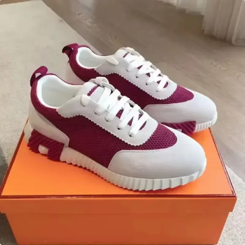 High-end Sneakers for Couples Designer Genuine Leather Shoes Men High Quality Women's Gift Luxury Brand Men's