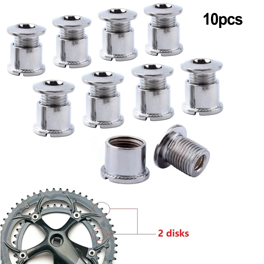 

Cycling Tool Chainring Screws Stainless Steel Corrosion-Resistant Longer Service Mountain Bike Parts Silver High Quality