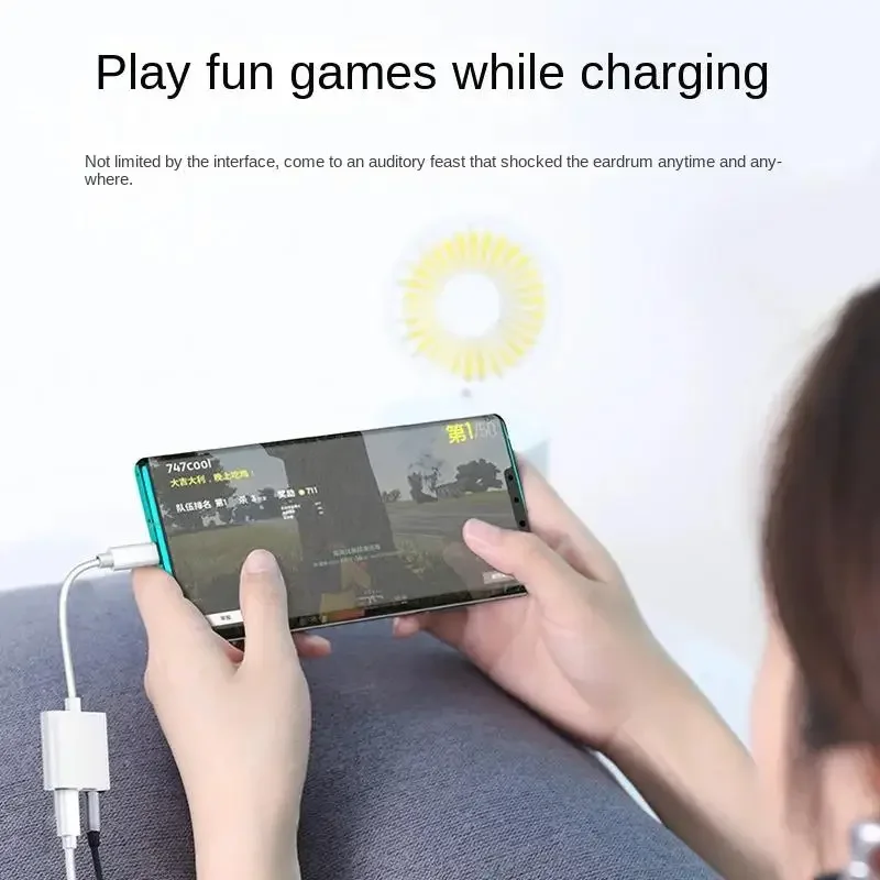 Адаптер для наушников OTG 2 в 1 iOS на разъем зарядки 3 5 мм аудиокабель AUX iPhone 14 13 12 11 x Pro