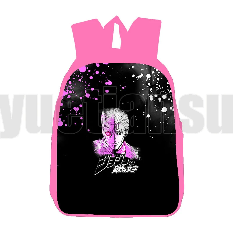 

Popular Japanese Anime JoJo Bizarre Adventure 3D Backpacks 12/16 Inch Water Resistant Vintage Bag for Women Kindergarten Bookbag
