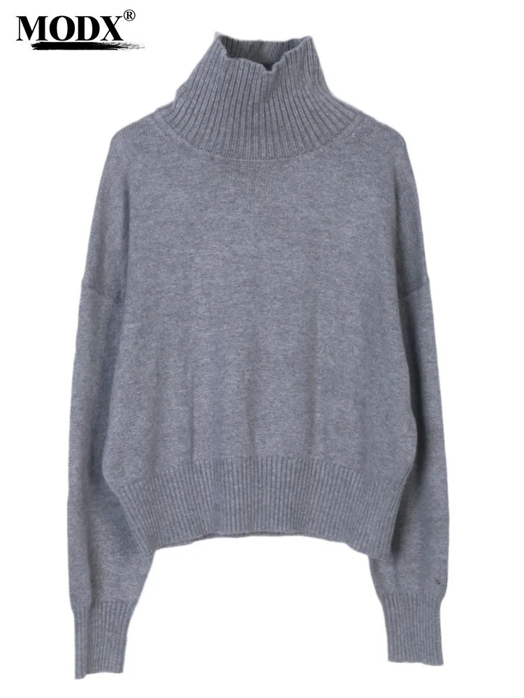 [MODX] S Family Французская вязаная основа Осень/Зима Новый стиль Свободный ленивый