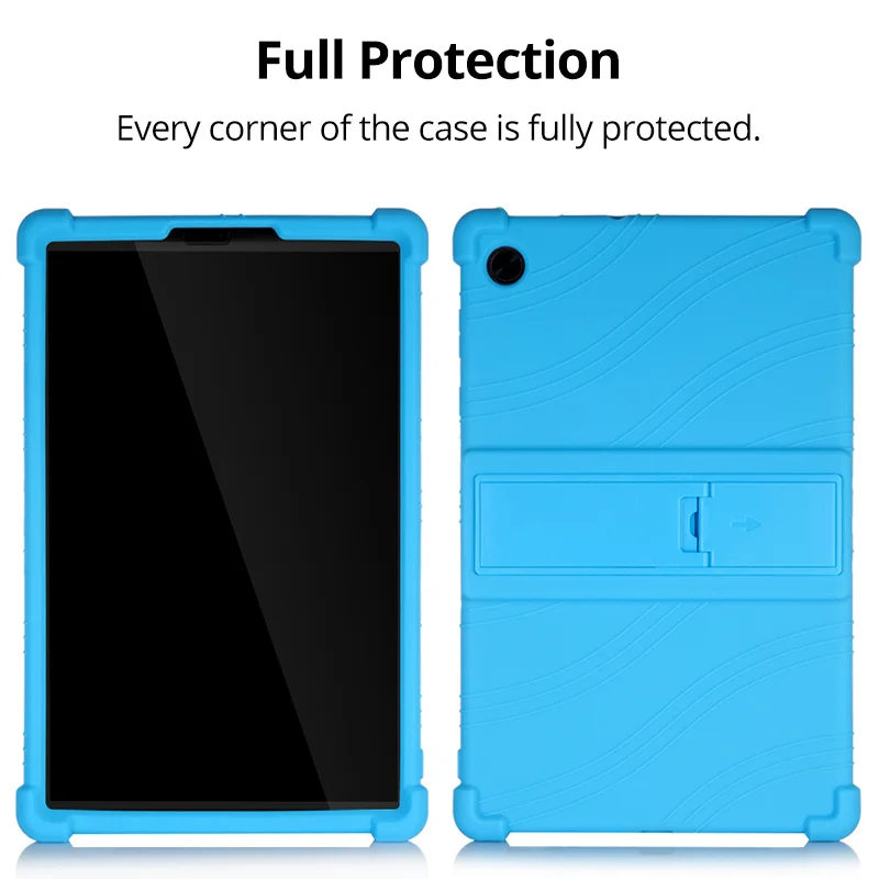 

For Lenovo Tab M10 Plus 3rd Gen 10.6 inch TB-125F Case Silicone Stand Cover For Lenovo Tab M10 HD 2nd Gen TB-X306X Tablet Funda