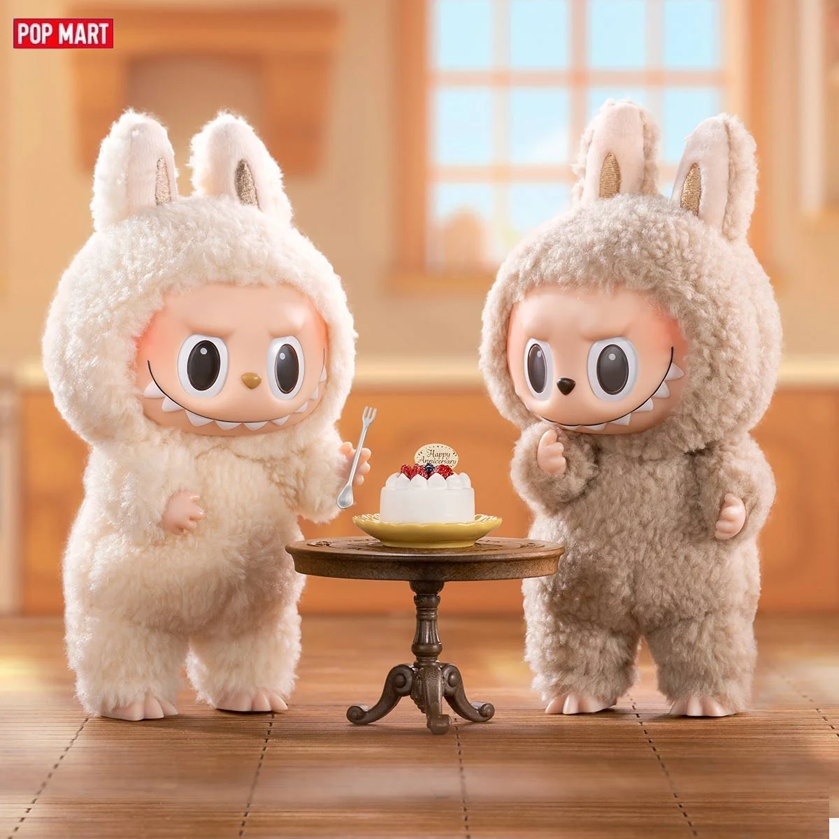 Фото LABUB 1.0 Sweet Macaron слепая коробка — POP MART Официальный пастельный дизайн Быстрая доставка №3