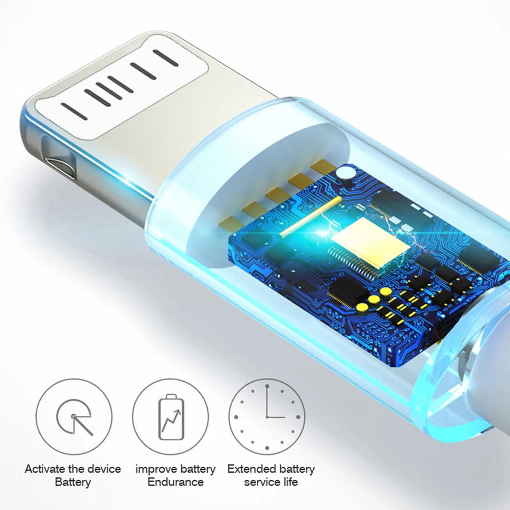 Зарядный USB-кабель Byscoon для Apple iPhone 13 12 11 PRO X XS MAX XR 5 5S SE 6 6S 7 8 Plus ipad mini air 2 провод