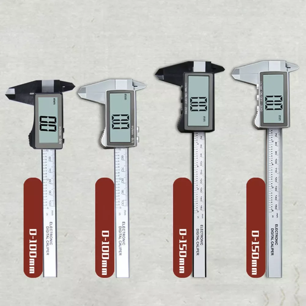 

Small Electronic Digital Caliper Metric Imperial System Convertion Full Screen Measurement Instrument Vernier Caliper