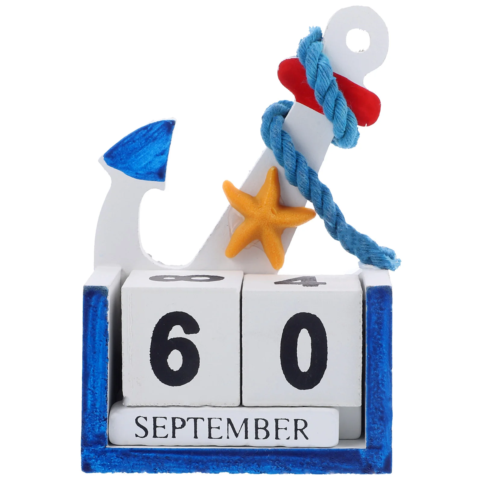 

Home Decor Block Calendar Household Decorative Table Wood Office Standing Daily