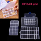 Прозрачный Пластиковый Органайзер с 101524 отделениями, контейнер для хранения ювелирных изделий